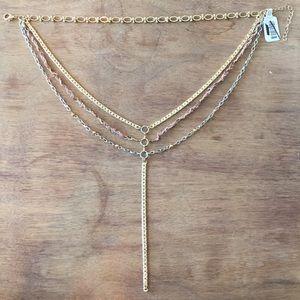 Free People Jewelry - Free People Multilayer Chain & Rope Boho Necklace Free People Jewelry - Free People Multilayer Chain & Rope Boho Necklace